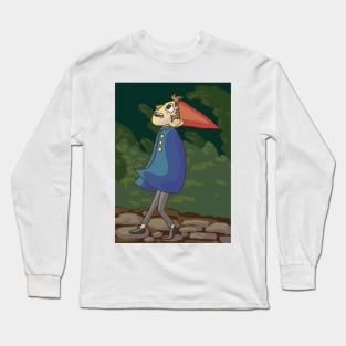 Wirt Got Spooked- Over the Garden Wall Long Sleeve T-Shirt